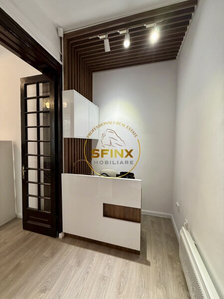 Birou elegant 3 camere in vila zona Cismigiu, 3 balcoane